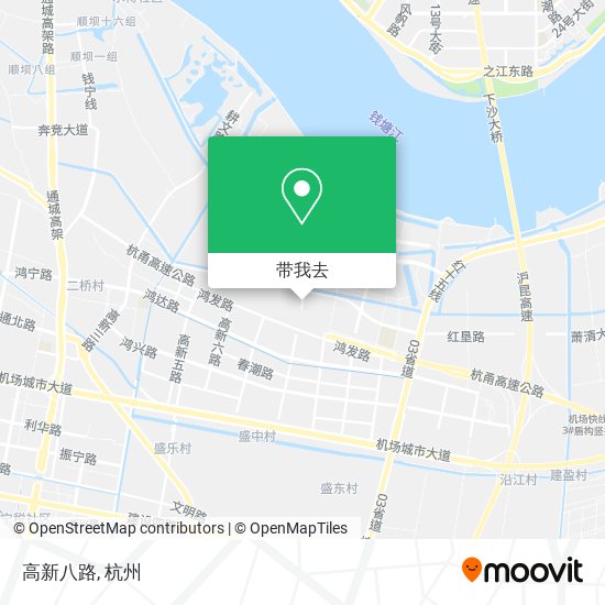 高新八路地图