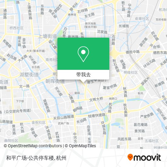 和平广场-公共停车楼地图