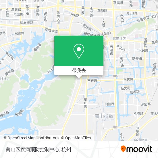 萧山区疾病预防控制中心地图