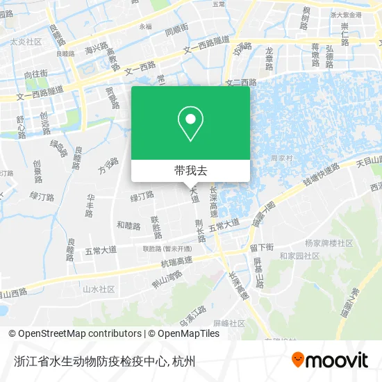 浙江省水生动物防疫检疫中心地图