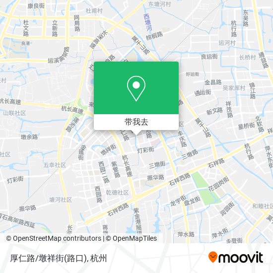厚仁路/墩祥街(路口)地图