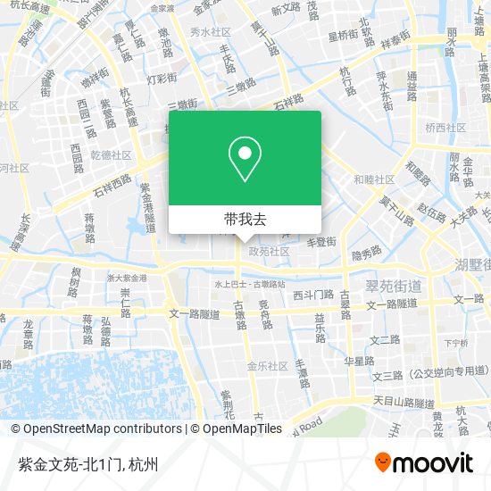 紫金文苑-北1门地图