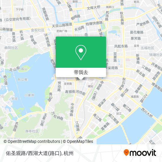佑圣观路/西湖大道(路口)地图