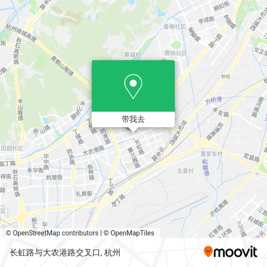长虹路与大农港路交叉口地图
