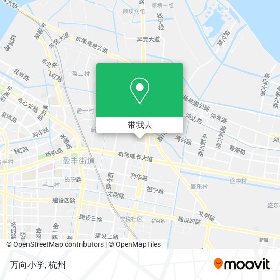 万向小学地图