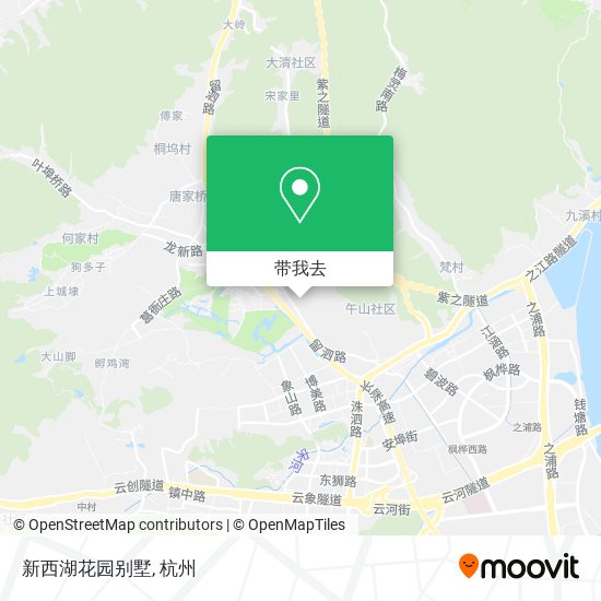 新西湖花园别墅地图