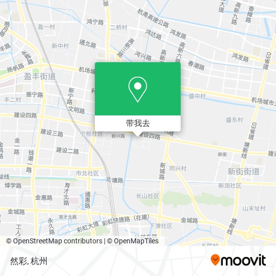 然彩地图