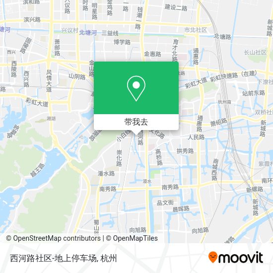 西河路社区-地上停车场地图