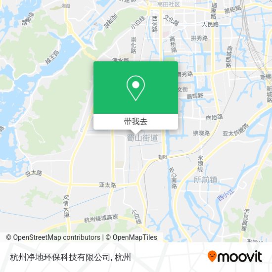 杭州净地环保科技有限公司地图