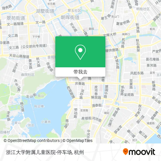 浙江大学附属儿童医院-停车场地图