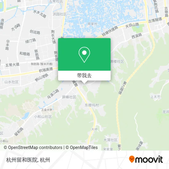 杭州留和医院地图