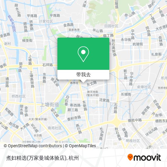 煮妇精选(万家曼城体验店)地图