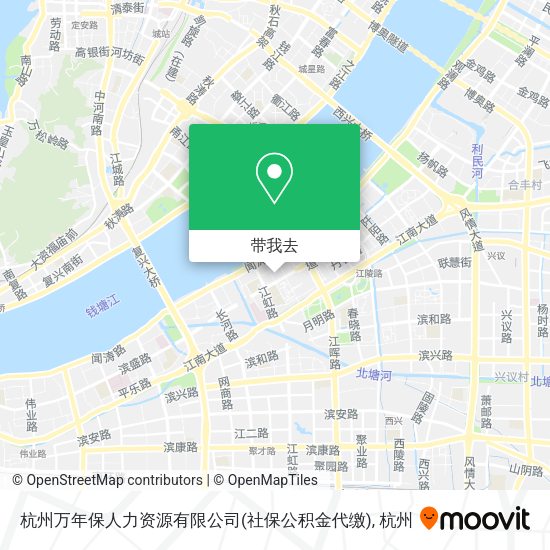 杭州万年保人力资源有限公司(社保公积金代缴)地图