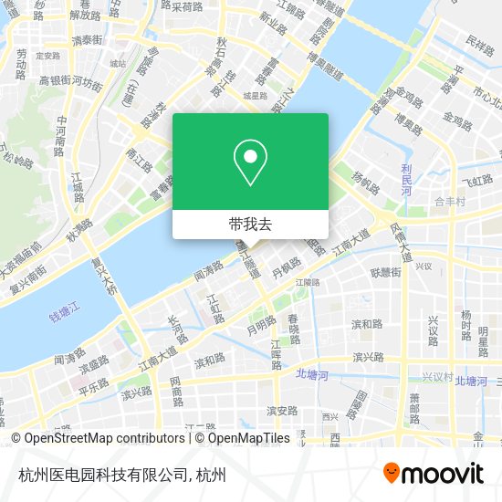 杭州医电园科技有限公司地图