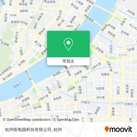 杭州医电园科技有限公司地图