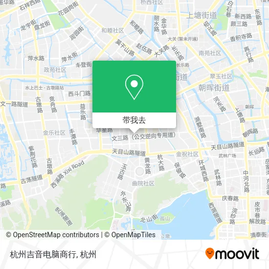 杭州吉音电脑商行地图