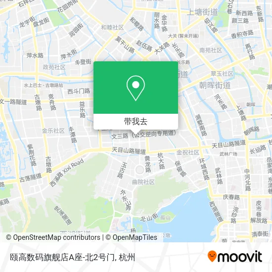 颐高数码旗舰店A座-北2号门地图