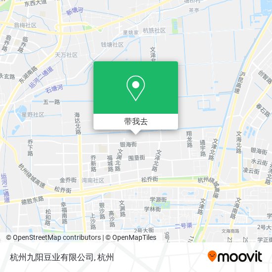 杭州九阳豆业有限公司地图