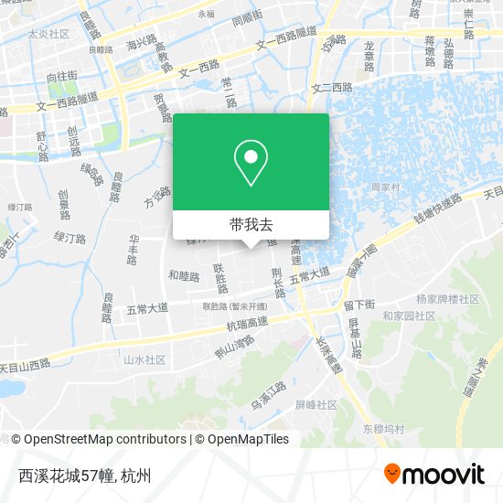 西溪花城57幢地图