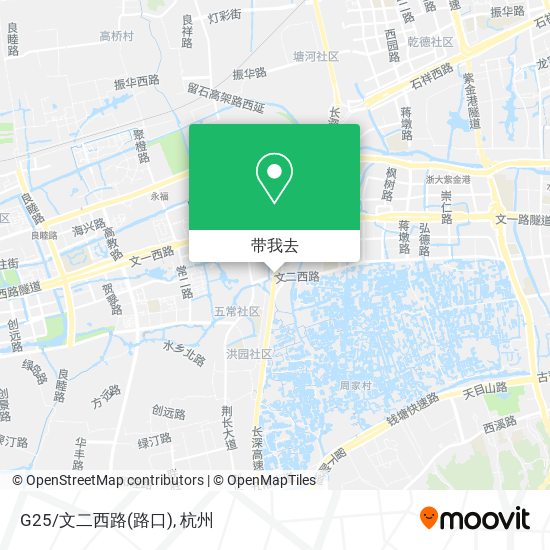 G25/文二西路(路口)地图