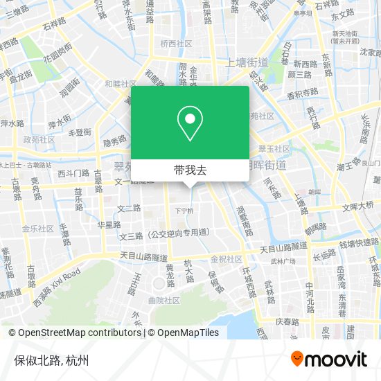 保俶北路地图