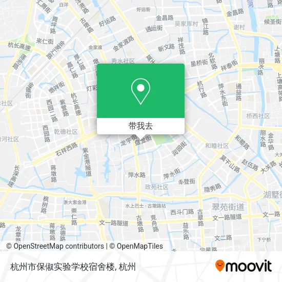 杭州市保俶实验学校宿舍楼地图