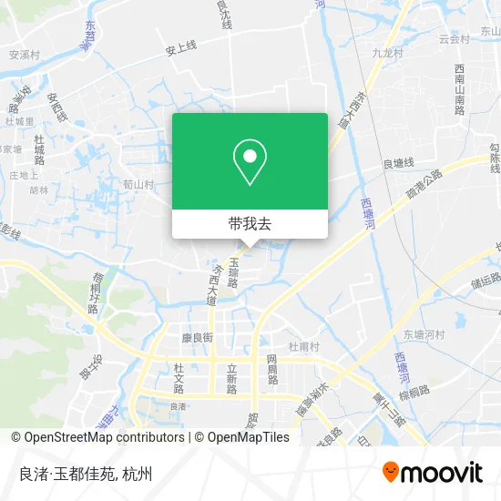 良渚·玉都佳苑地图