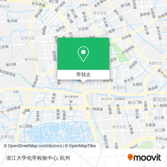 浙江大学化学检验中心地图