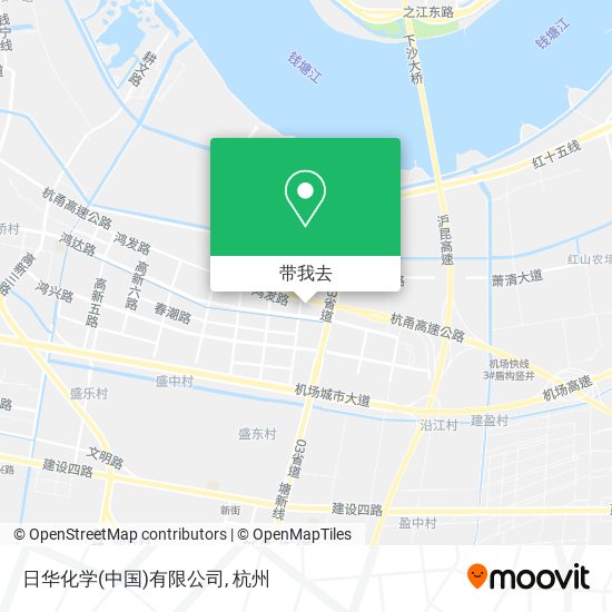 日华化学(中国)有限公司地图