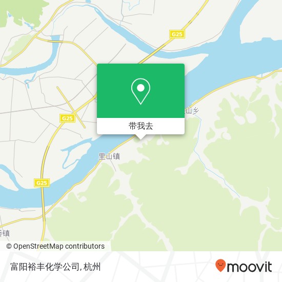 富阳裕丰化学公司地图