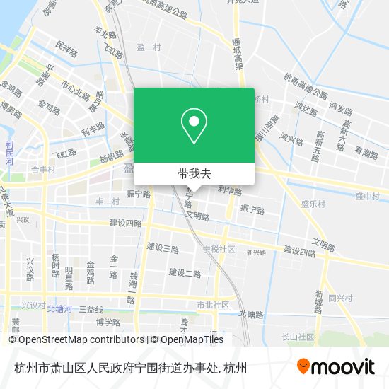 杭州市萧山区人民政府宁围街道办事处地图