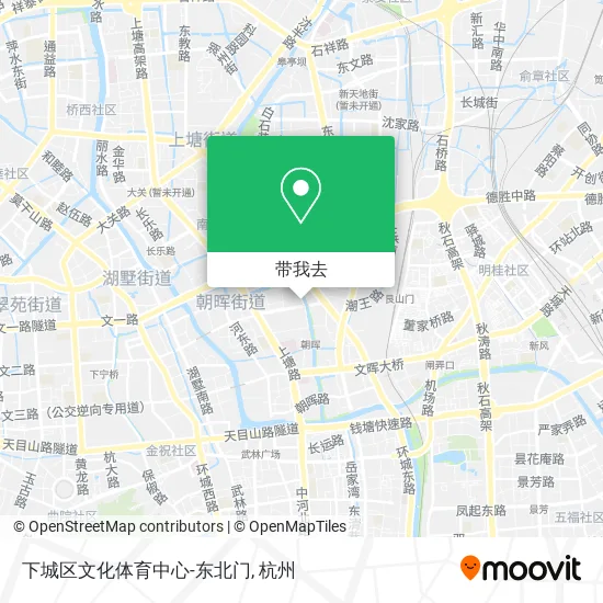 下城区文化体育中心-东北门地图