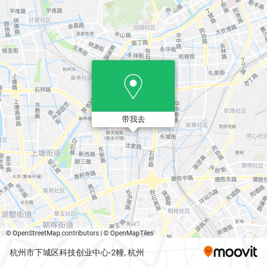 杭州市下城区科技创业中心-2幢地图