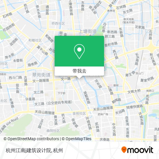 杭州江南j建筑设计院地图