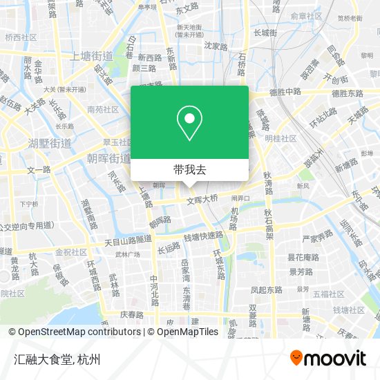 汇融大食堂地图