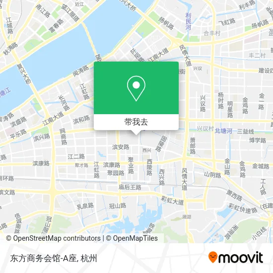 东方商务会馆-A座地图