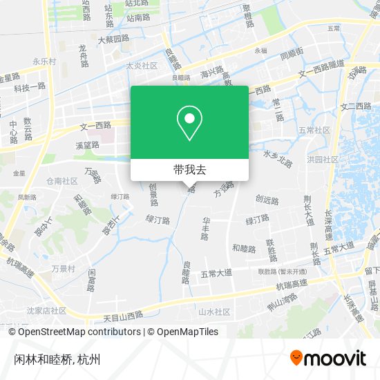 闲林和睦桥地图