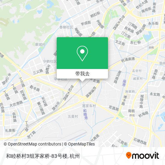 和睦桥村3组茅家桥-83号楼地图