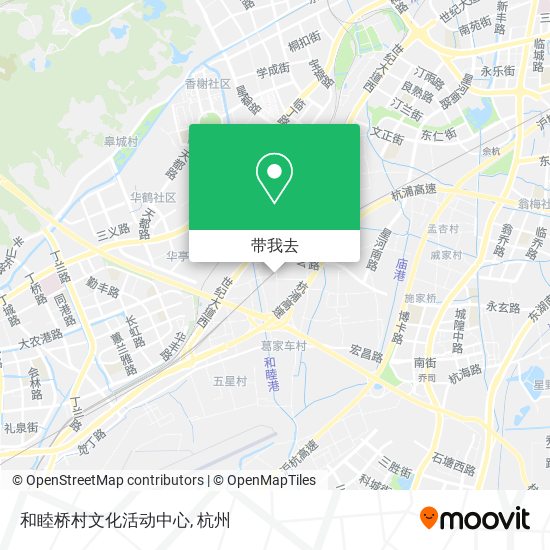和睦桥村文化活动中心地图