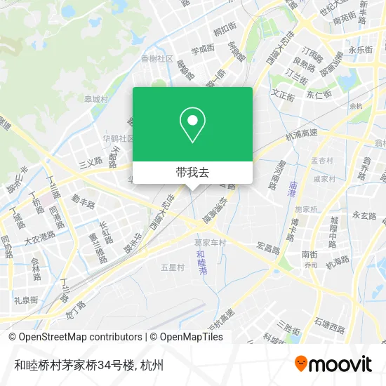和睦桥村茅家桥34号楼地图