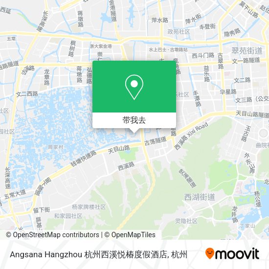 Angsana Hangzhou 杭州西溪悦椿度假酒店地图