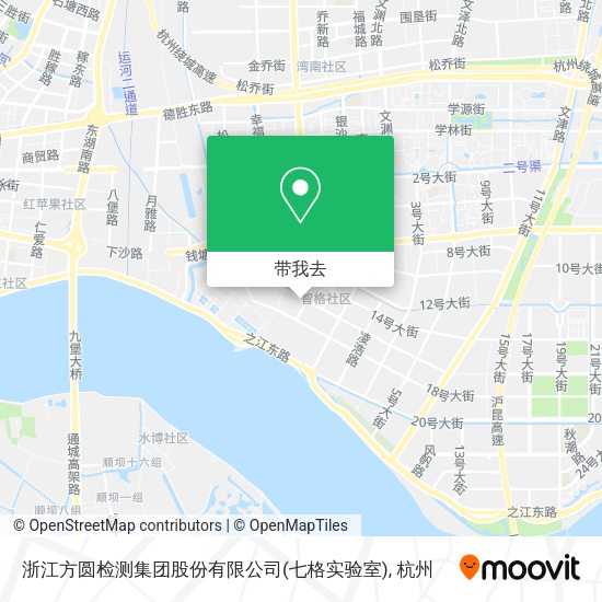 浙江方圆检测集团股份有限公司(七格实验室)地图
