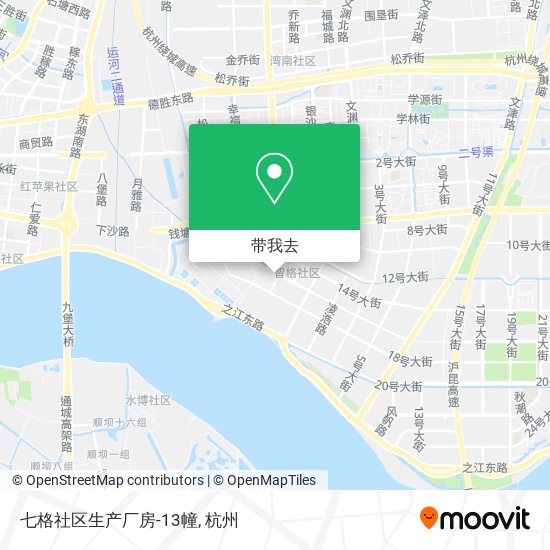 七格社区生产厂房-13幢地图