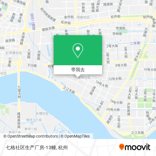 七格社区生产厂房-13幢地图