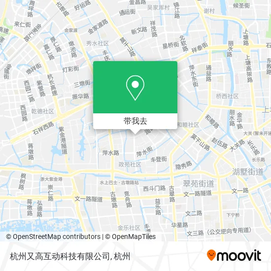 杭州又高互动科技有限公司地图
