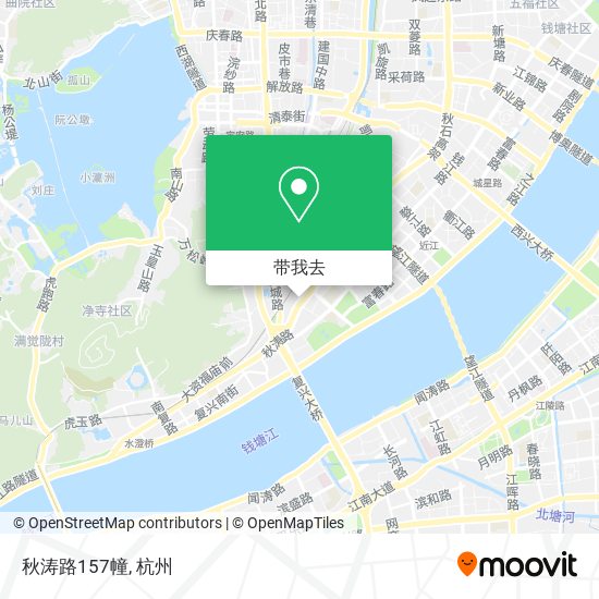秋涛路157幢地图