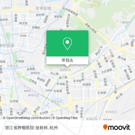 浙江省肿瘤医院-放射科地图