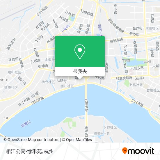 相江公寓-愉禾苑地图