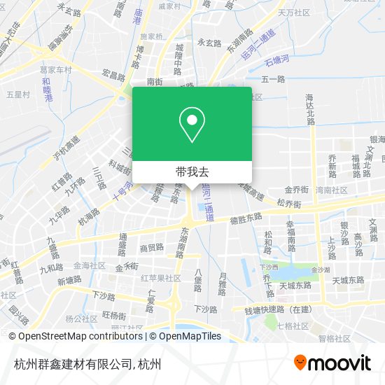杭州群鑫建材有限公司地图