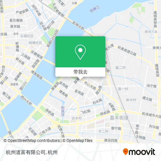 杭州道富有限公司地图